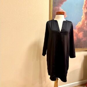 Natori Midnight Black V-Neck Chemise